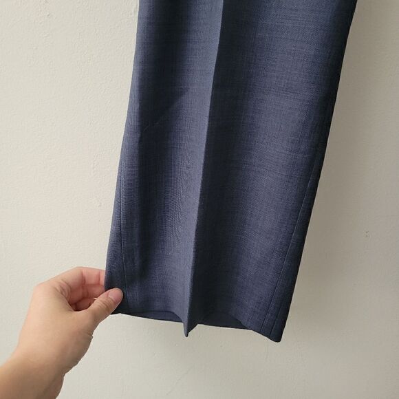 Kenneth Cole Dress Pants Blue 48R 42W Wool - Picture 3 of 10